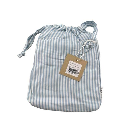 Ettitude Bamboo Sateen Pajama Pants Starlight Blue Stripes Sz L NEW - Picture 7 of 8